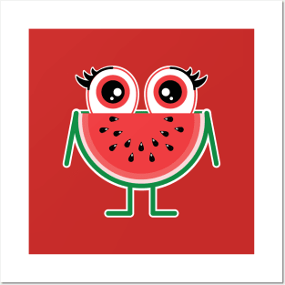 Funny Watermelon Posters and Art